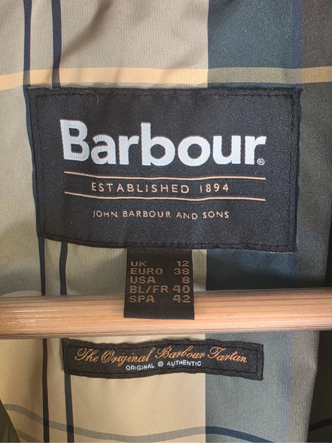 Orj Barbour Martha Quilted Haki Mont — görsel 9/16