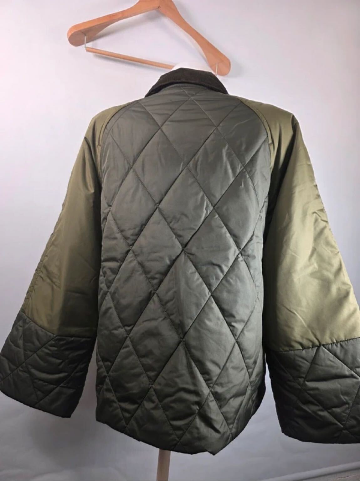 Orj Barbour Martha Quilted Haki Mont — görsel 5/16