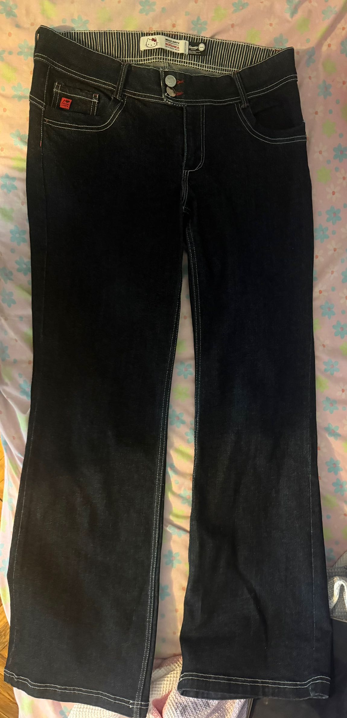 Hellokitty Desenli y2k Jean Pantolon — görsel 2/3