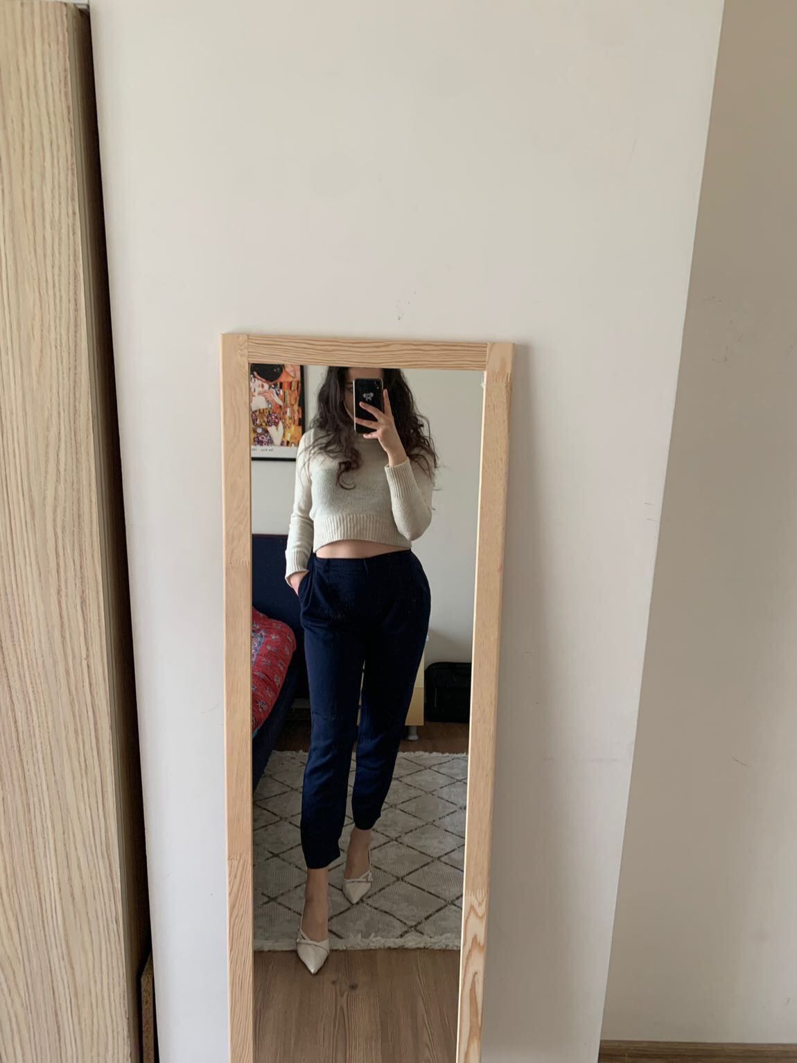 Twist lacivert kumaş pantolon — görsel 2/4