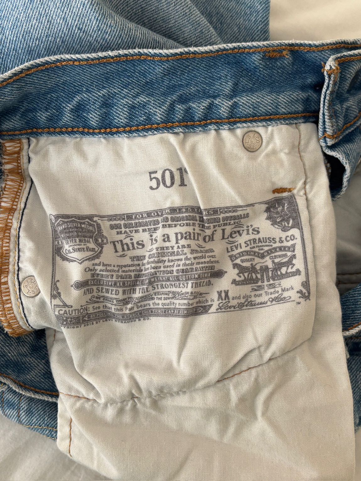 Levi's Kot Şort — görsel 5/6