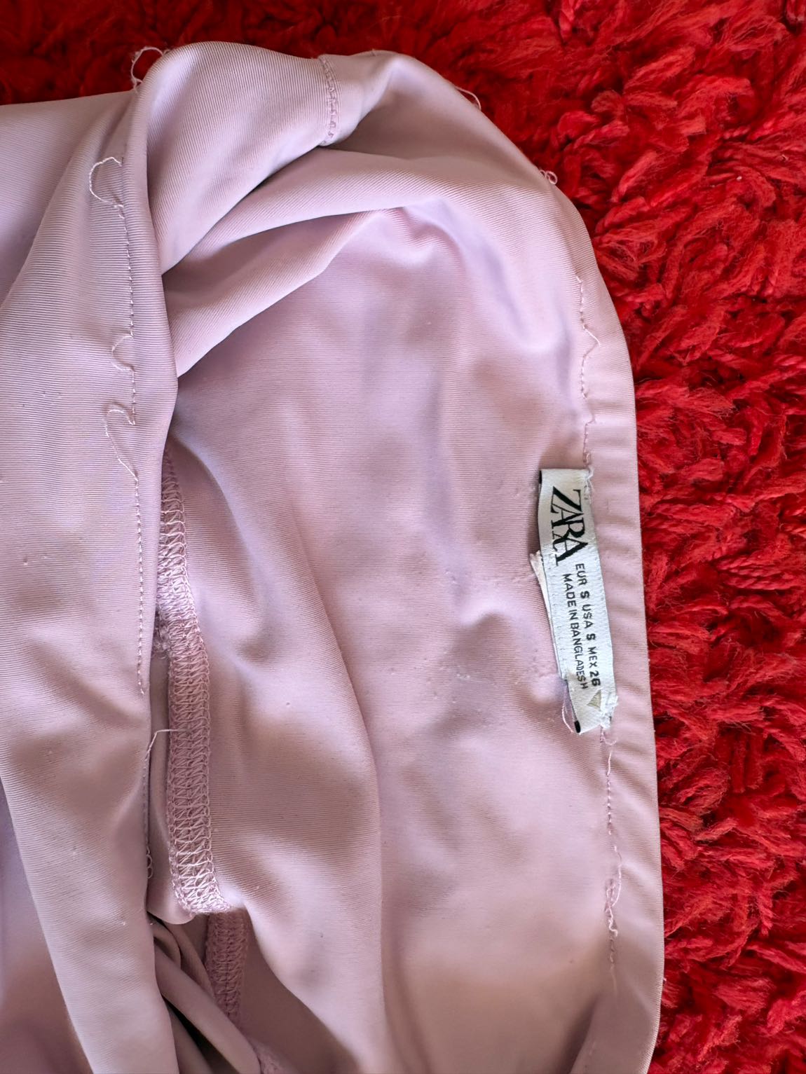 Zara mini biker şort — görsel 3/5