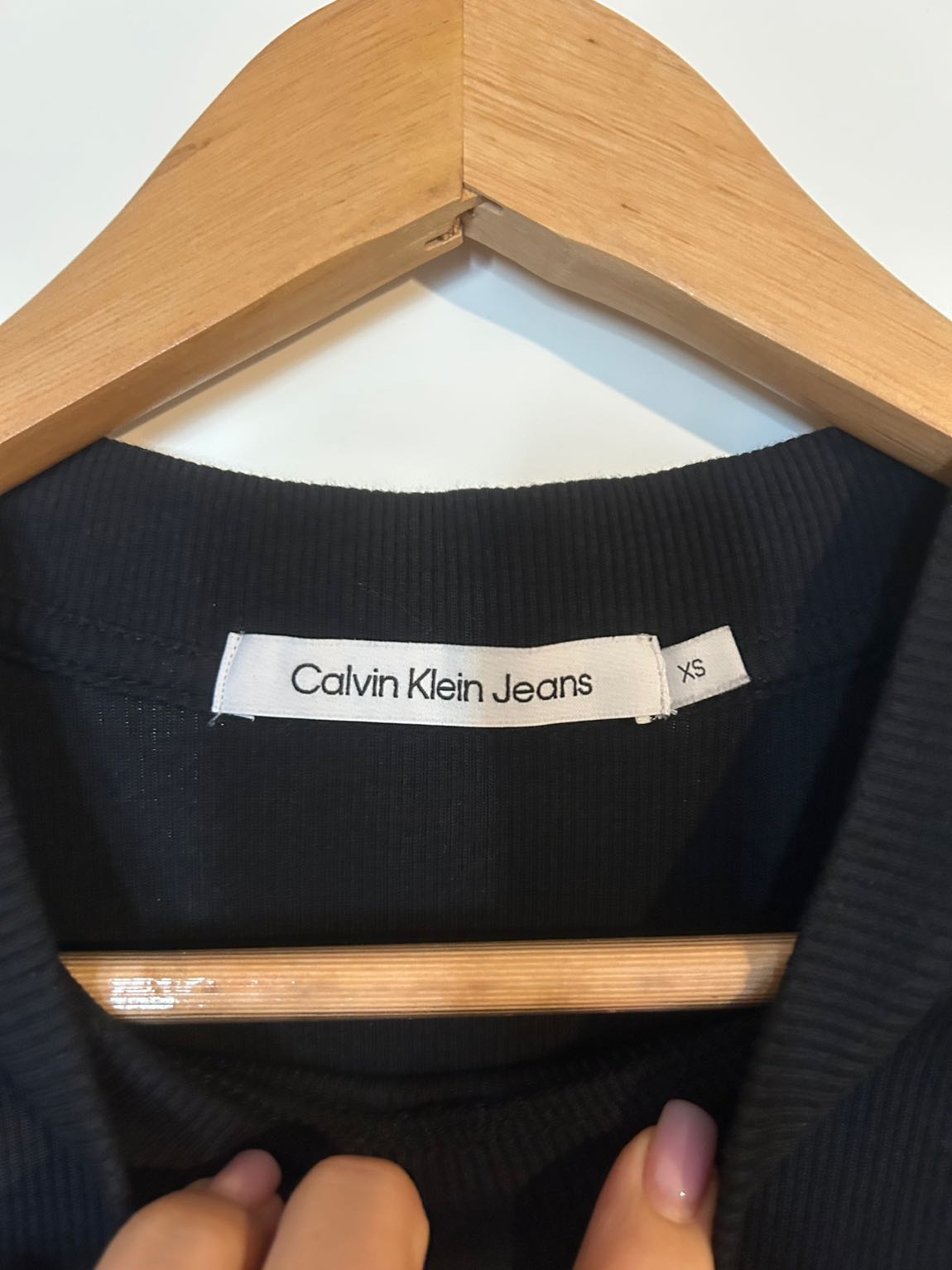 Calvin Klein Siyah Uzun Elbise orijinal — görsel 4/4