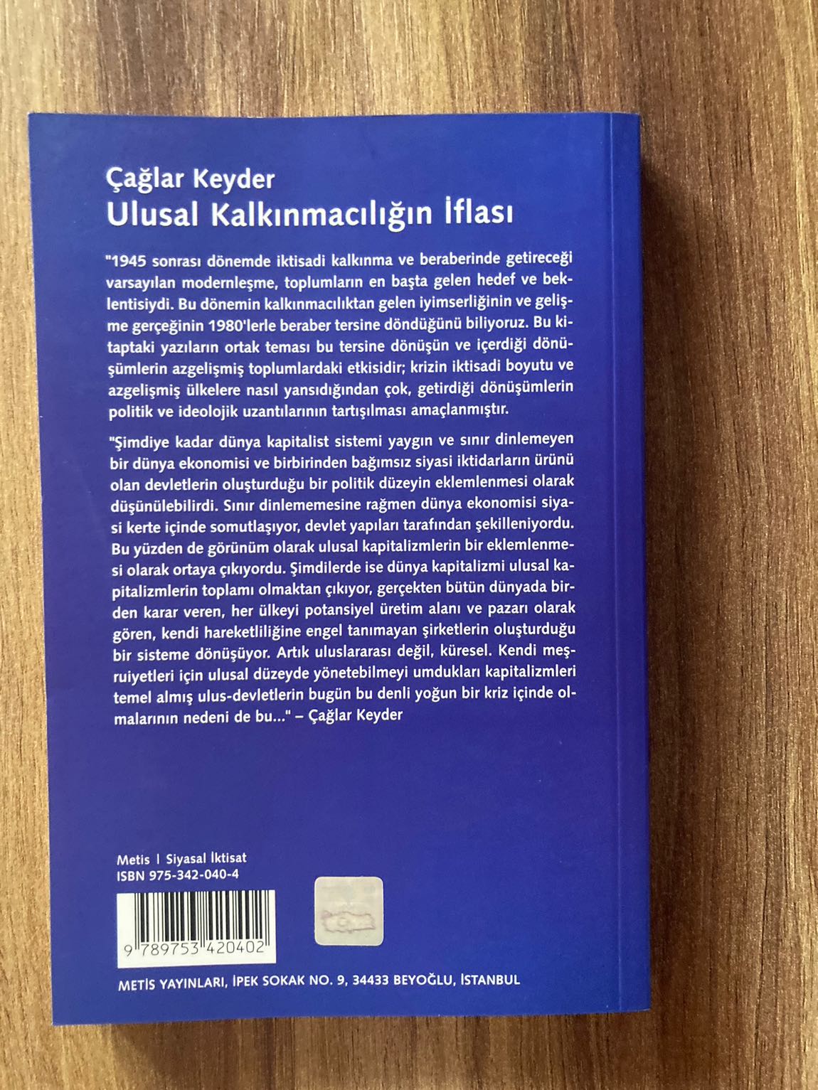 Ulusal Kalkınmacılığın İflası Kitabı — görsel 2/3