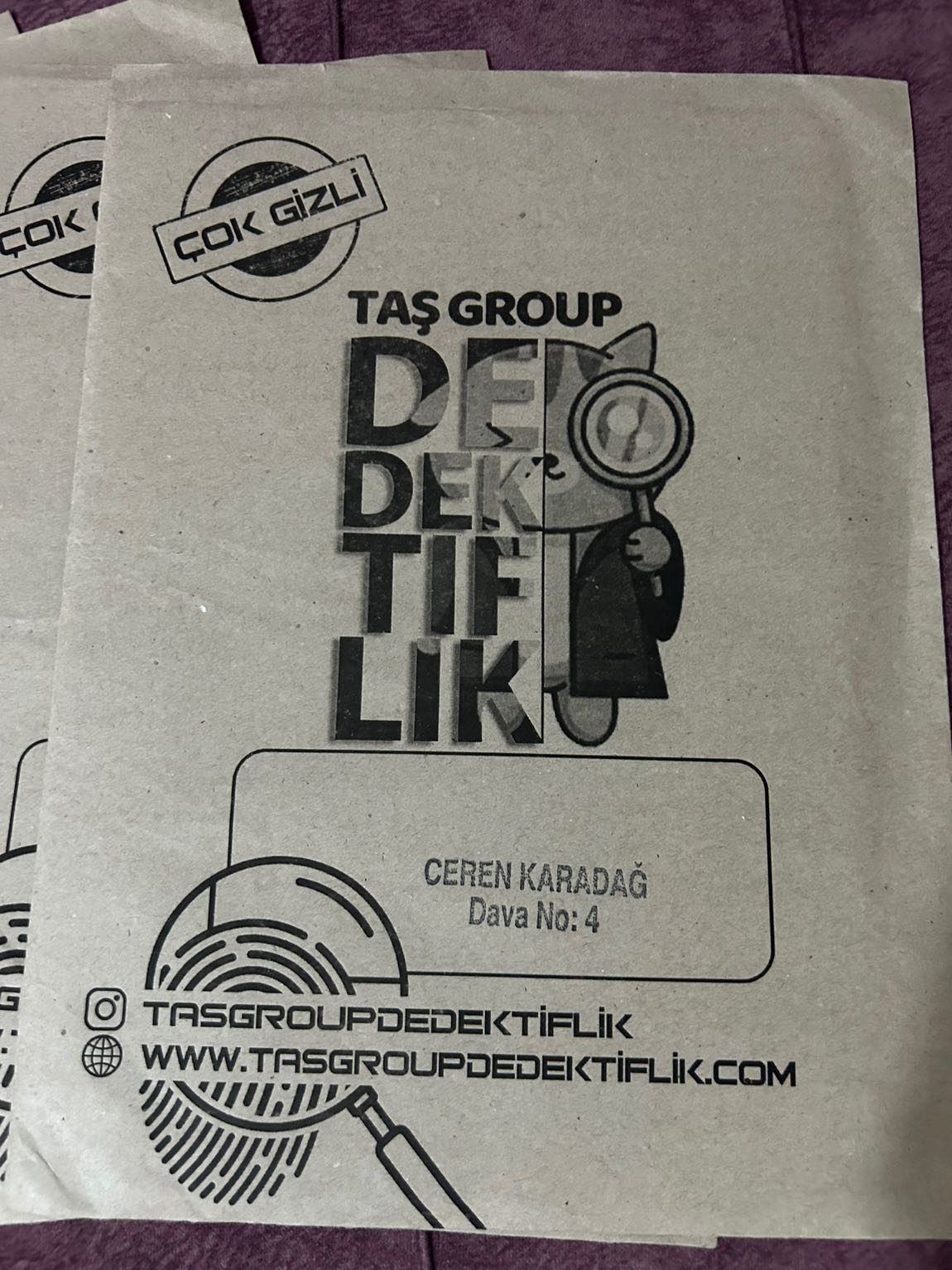 Dedektiflik Dosyası Seti oyun dava dosya — görsel 3/3