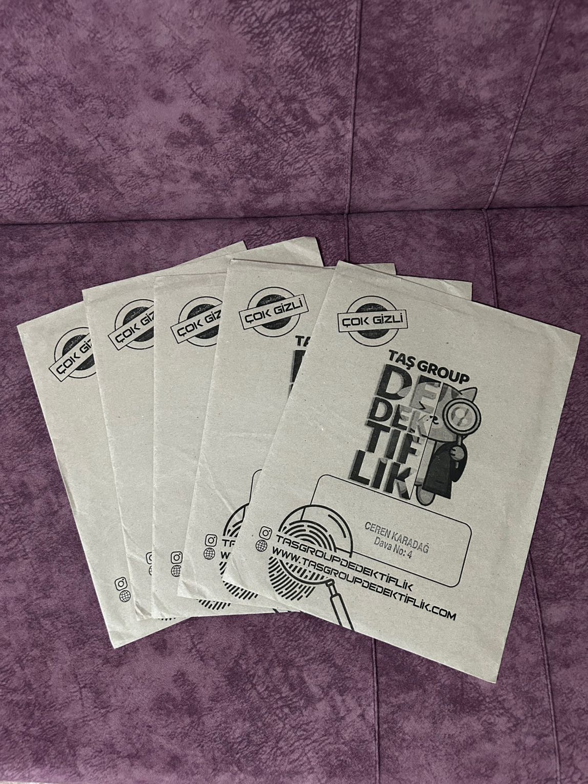 Dedektiflik Dosyası Seti oyun dava dosya — görsel 2/3