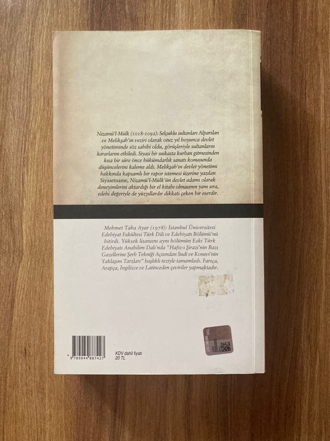 Nizamülmülk Siyasetname Kitabı — görsel 2/4