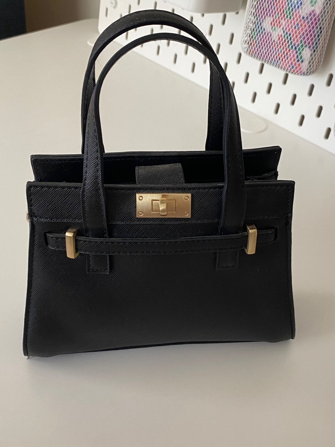 Bershka Siyah Kutu Çanta — görsel 4/4