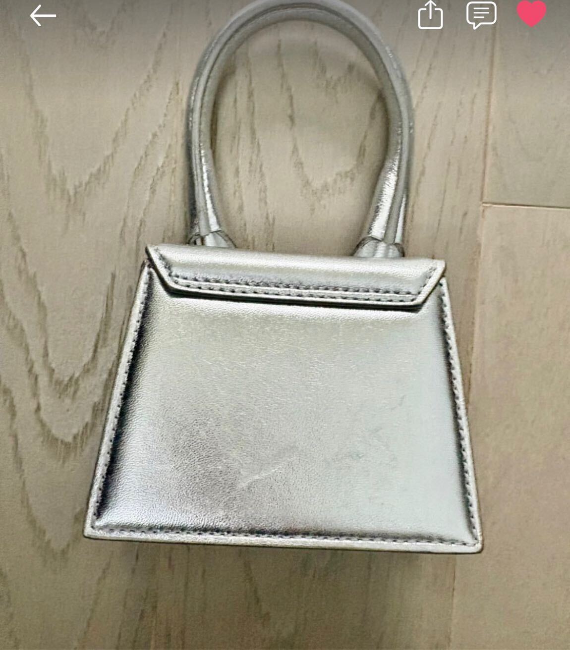 Faturalı Jacquemus Silver Le Chiquito — görsel 3/13