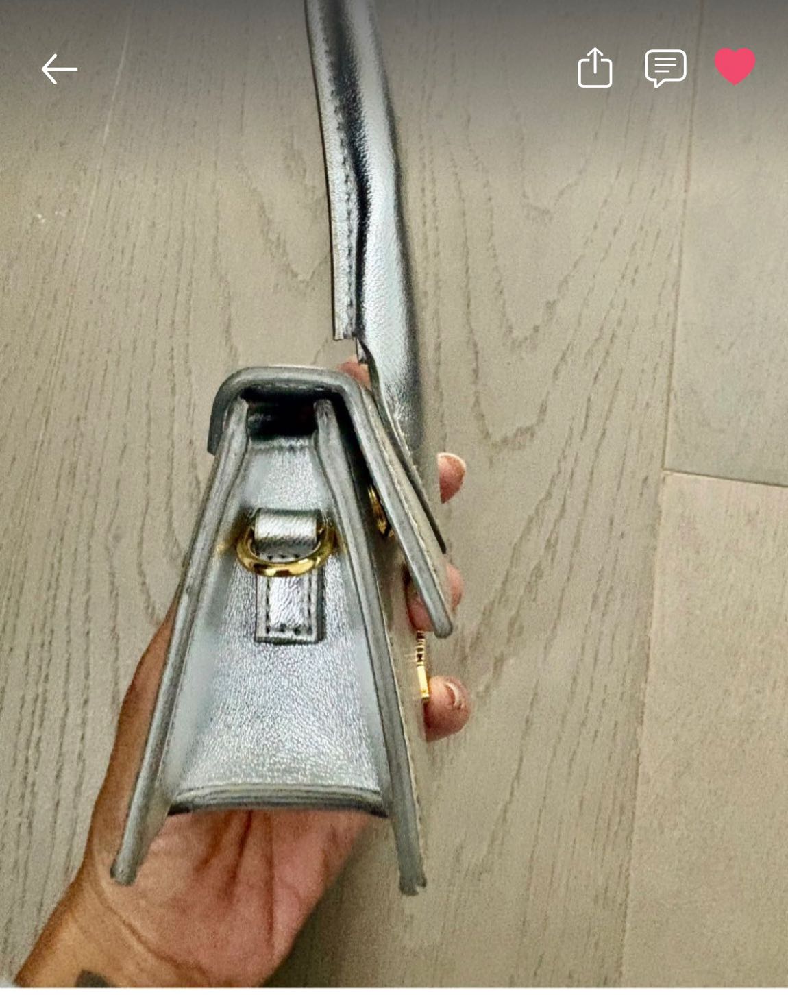 Faturalı Jacquemus Silver Le Chiquito — görsel 4/13
