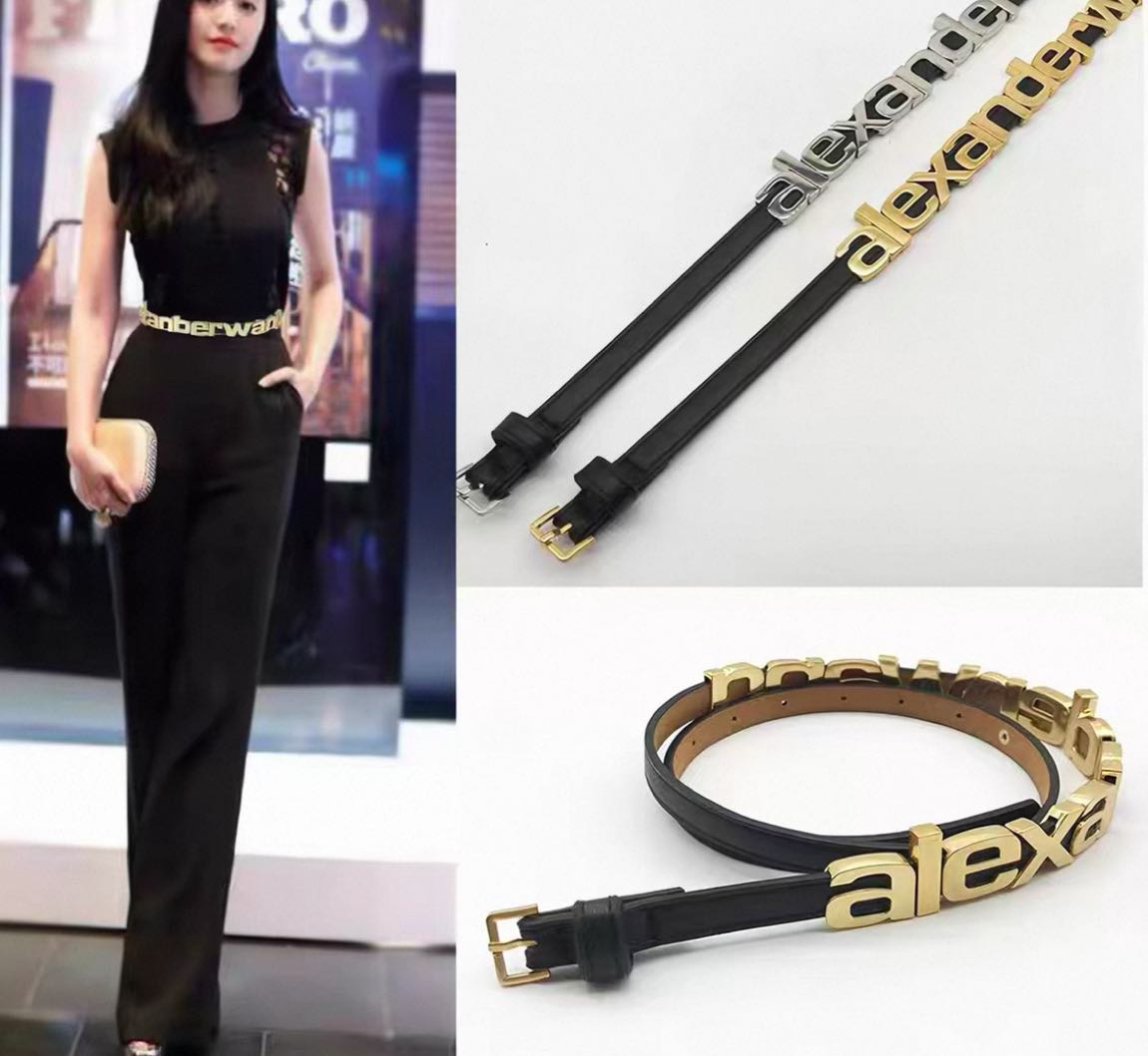Alexander Wang Siyah Deri Kemer — görsel 9/9