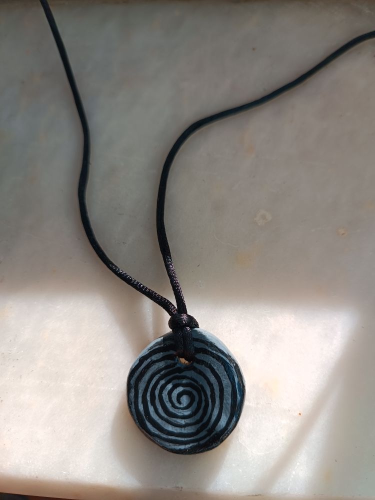 el yapımı spiral kolye — görsel 2/2