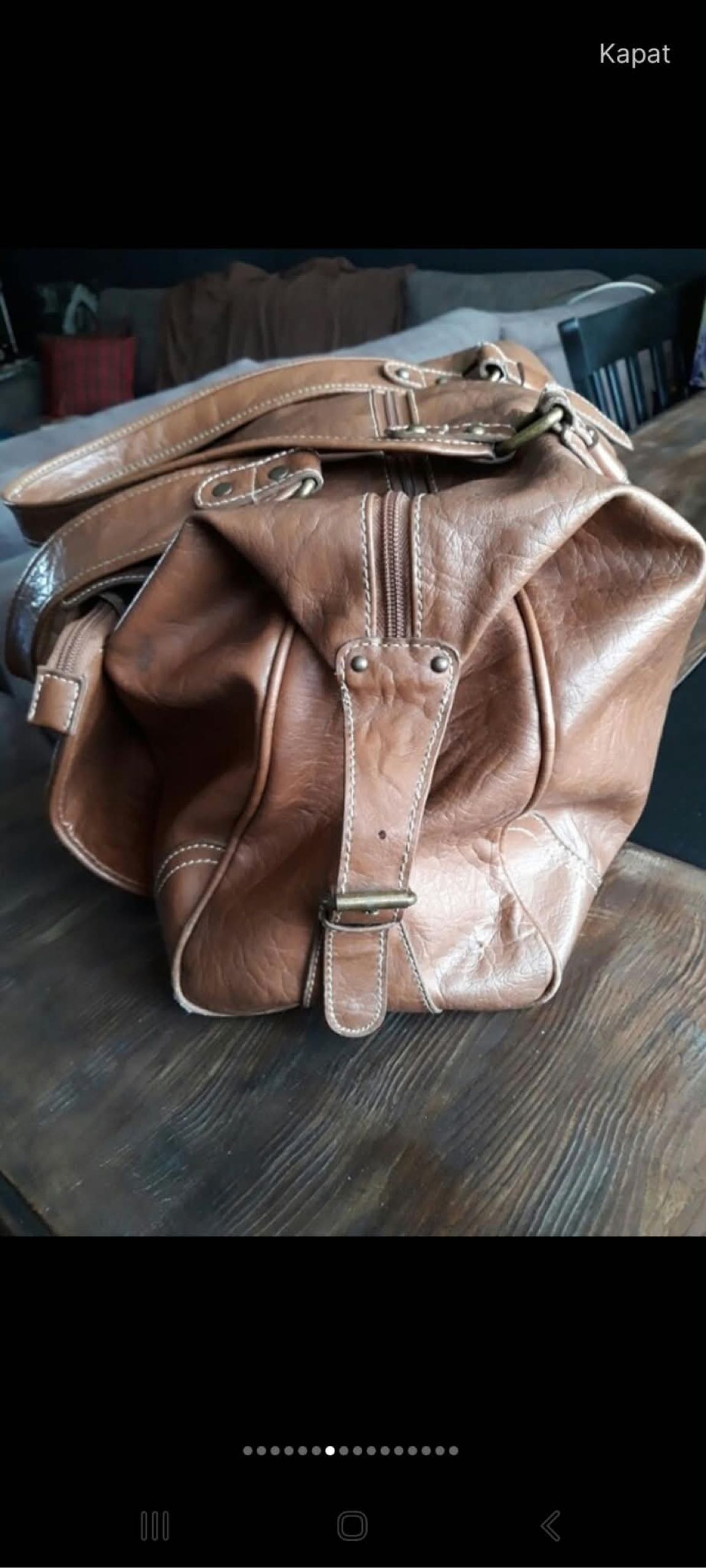 Accessorize Kahverengi deri çanta — görsel 5/12