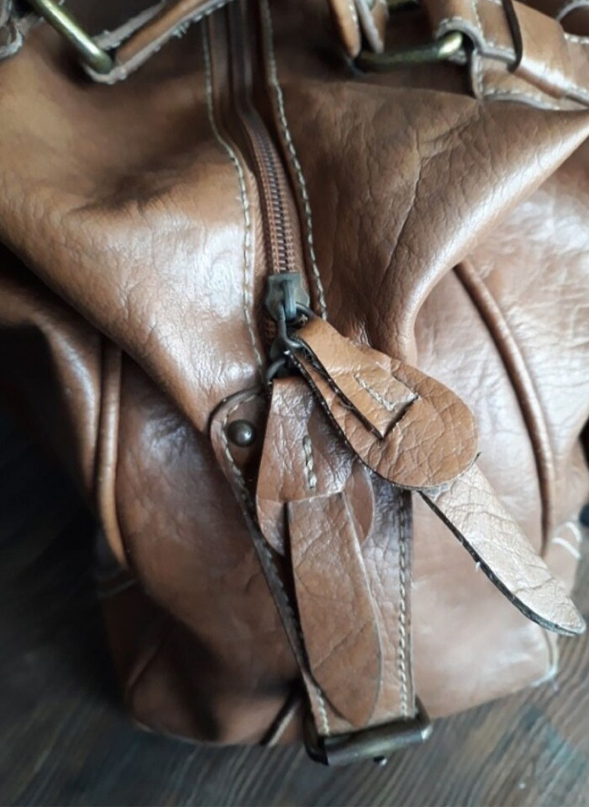 Accessorize Kahverengi deri çanta — görsel 11/12
