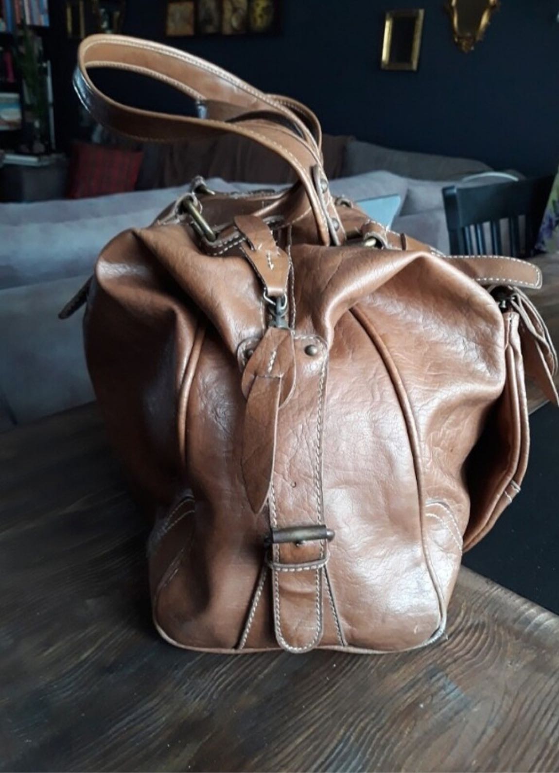 Accessorize Kahverengi deri çanta — görsel 6/12