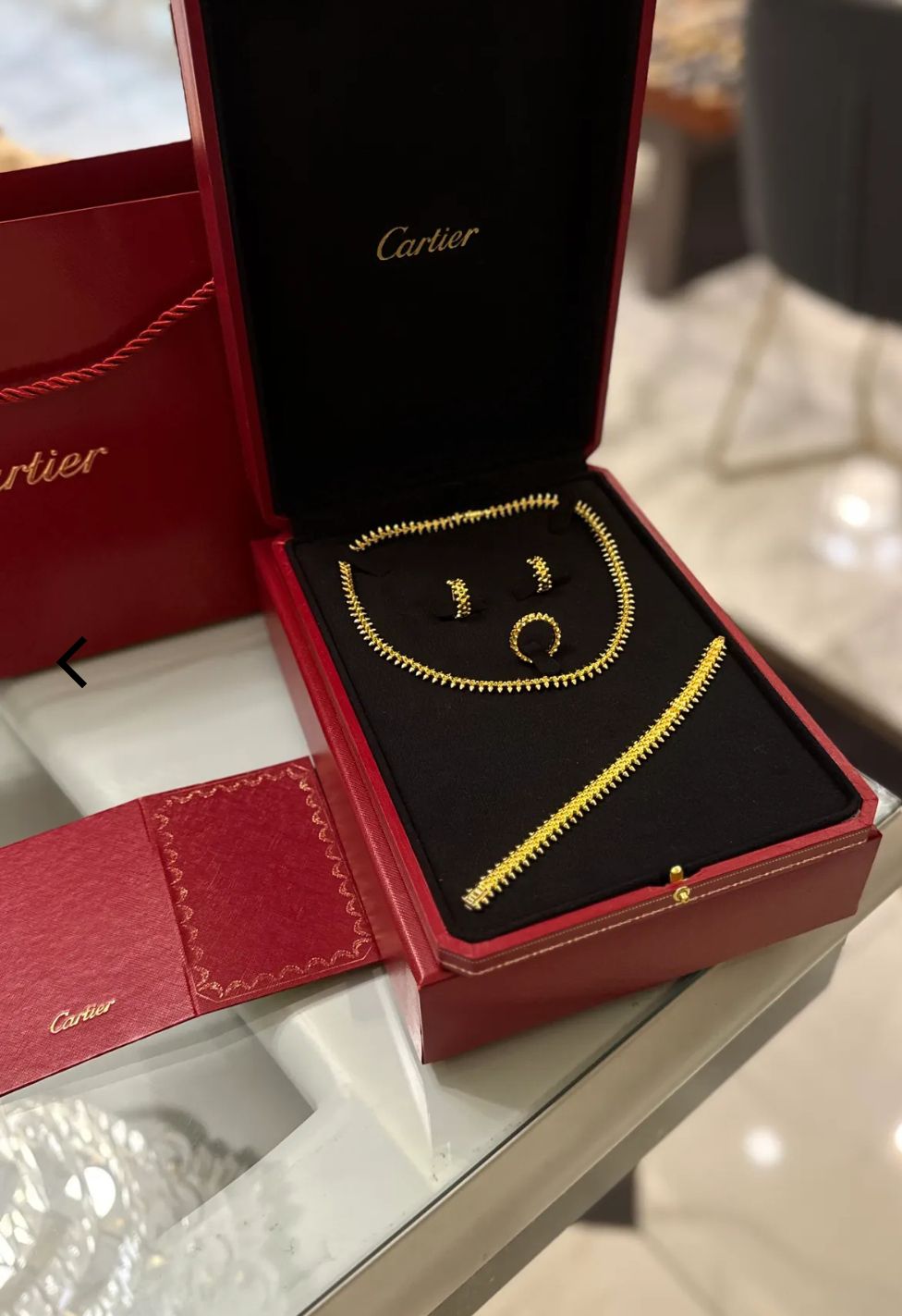 Cartier Gold Takı Seti — görsel 3/3