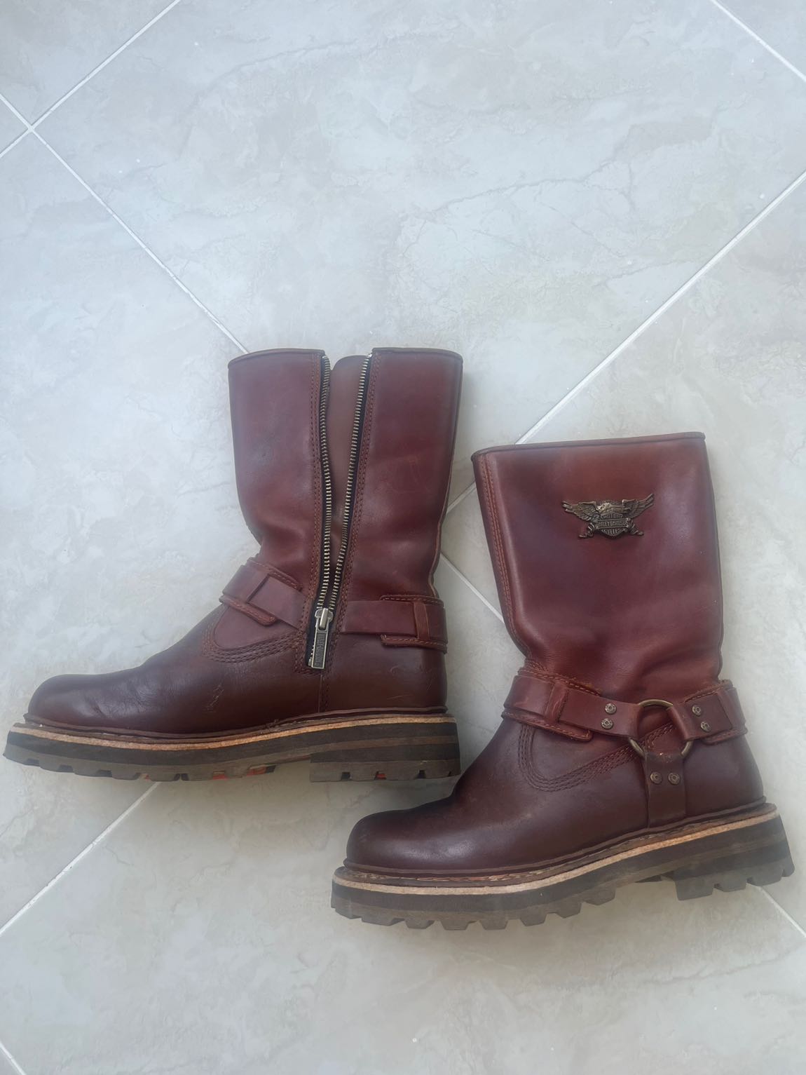 Harley Davidson Kadın Deri Bot — görsel 5/8