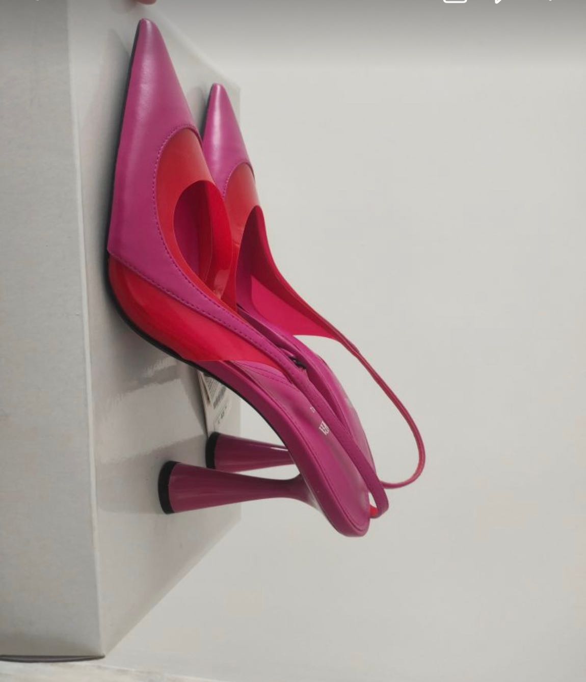 Zara Pembe Stiletto Ayakkabı — görsel 4/4