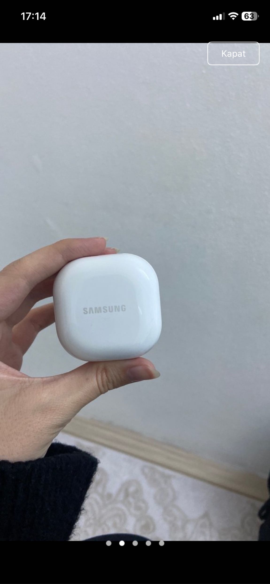 Samsung Beyaz Kablosuz Kulaklık — görsel 2/6