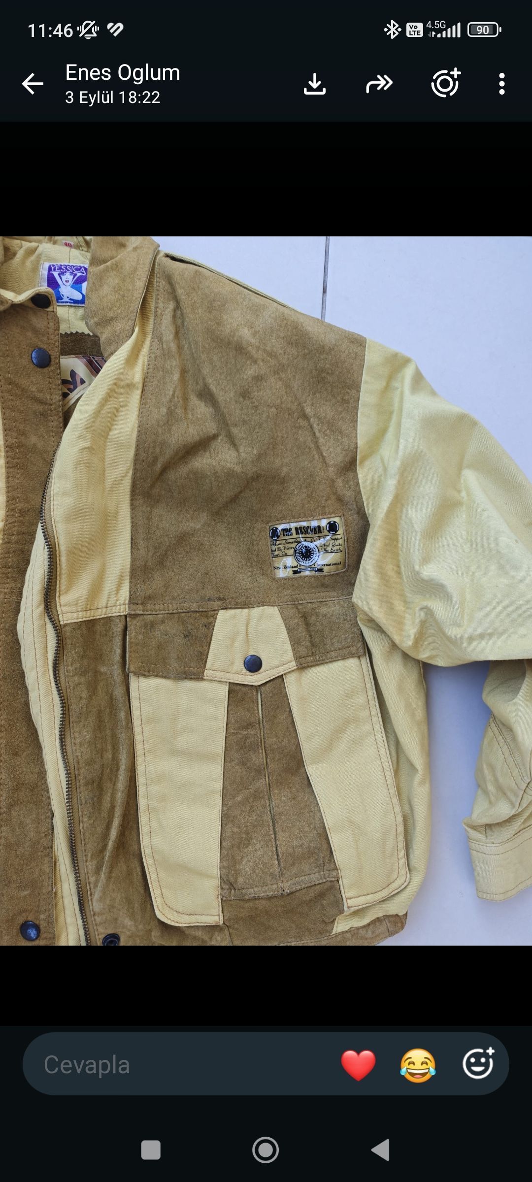 %100 Deri Bomber Ceket — görsel 3/7