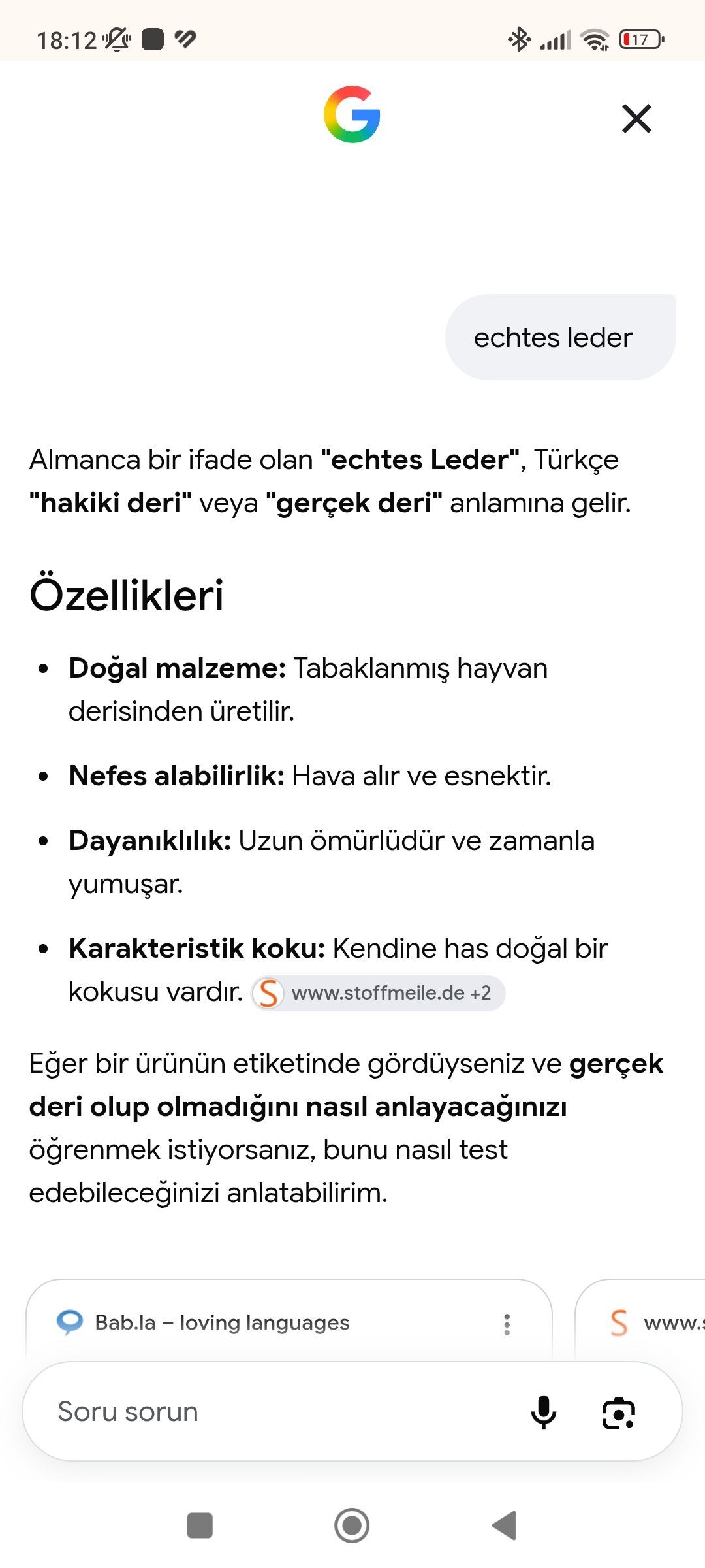 %100 Deri Bomber Ceket — görsel 7/7