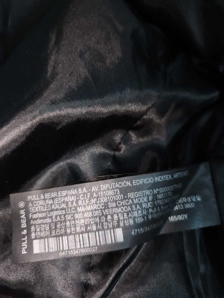 Pull & Bear Siyah Ceket — görsel 4/4