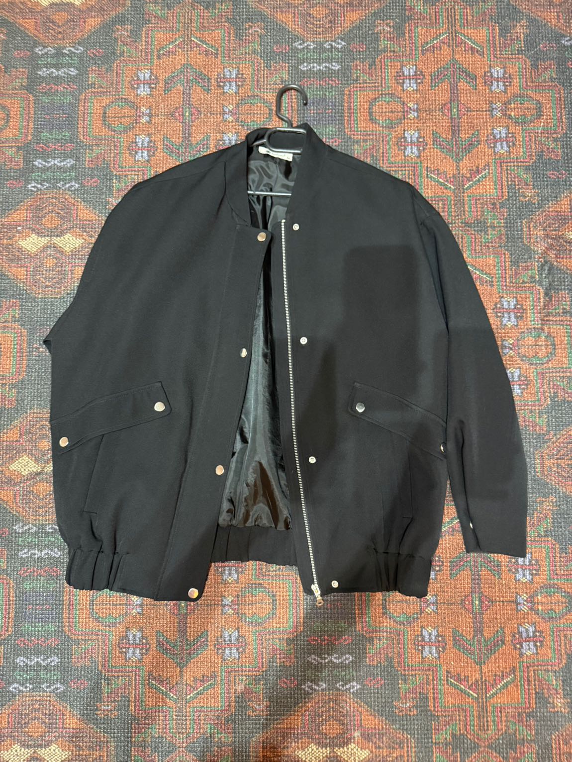 Siyah Bomber Ceket — görsel 6/6