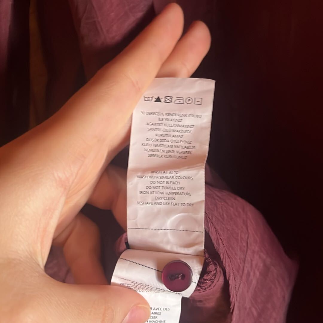 Tül Bordo Gömlek — görsel 4/4
