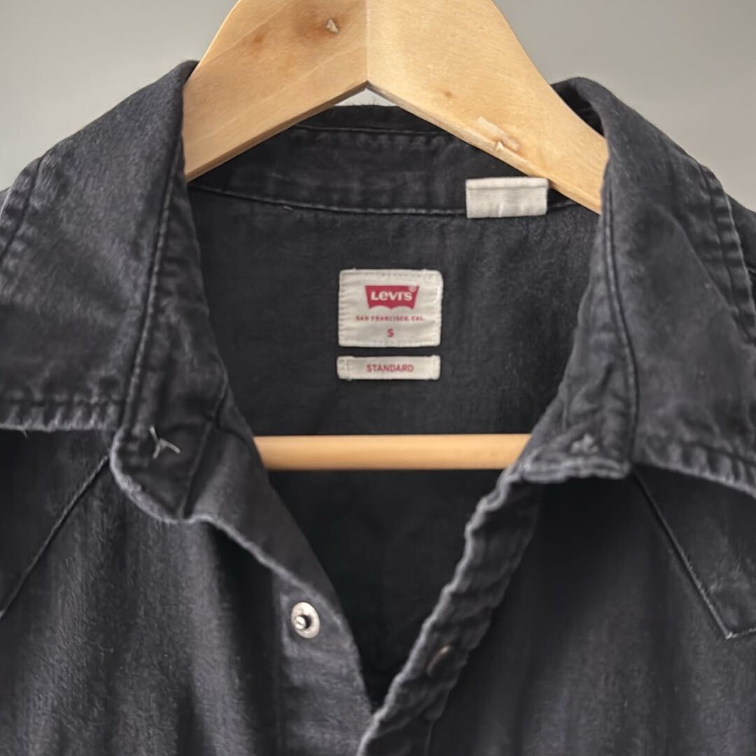 Levi's Siyah Kot Gömlek — görsel 3/4