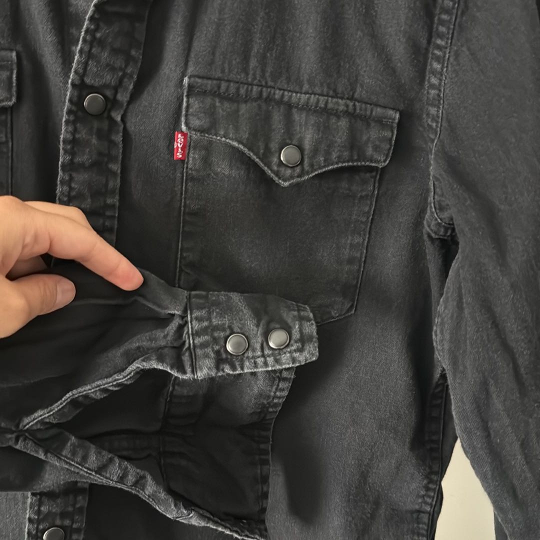 Levi's Siyah Kot Gömlek — görsel 2/4