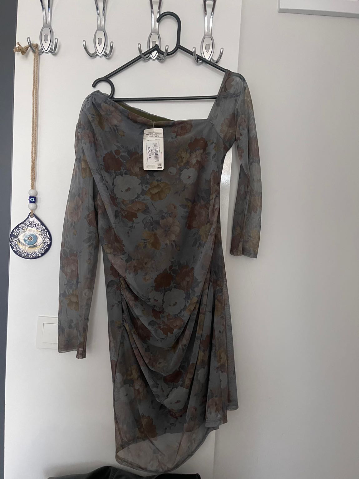 Çiçek Desenli mini Elbise — görsel 5/9
