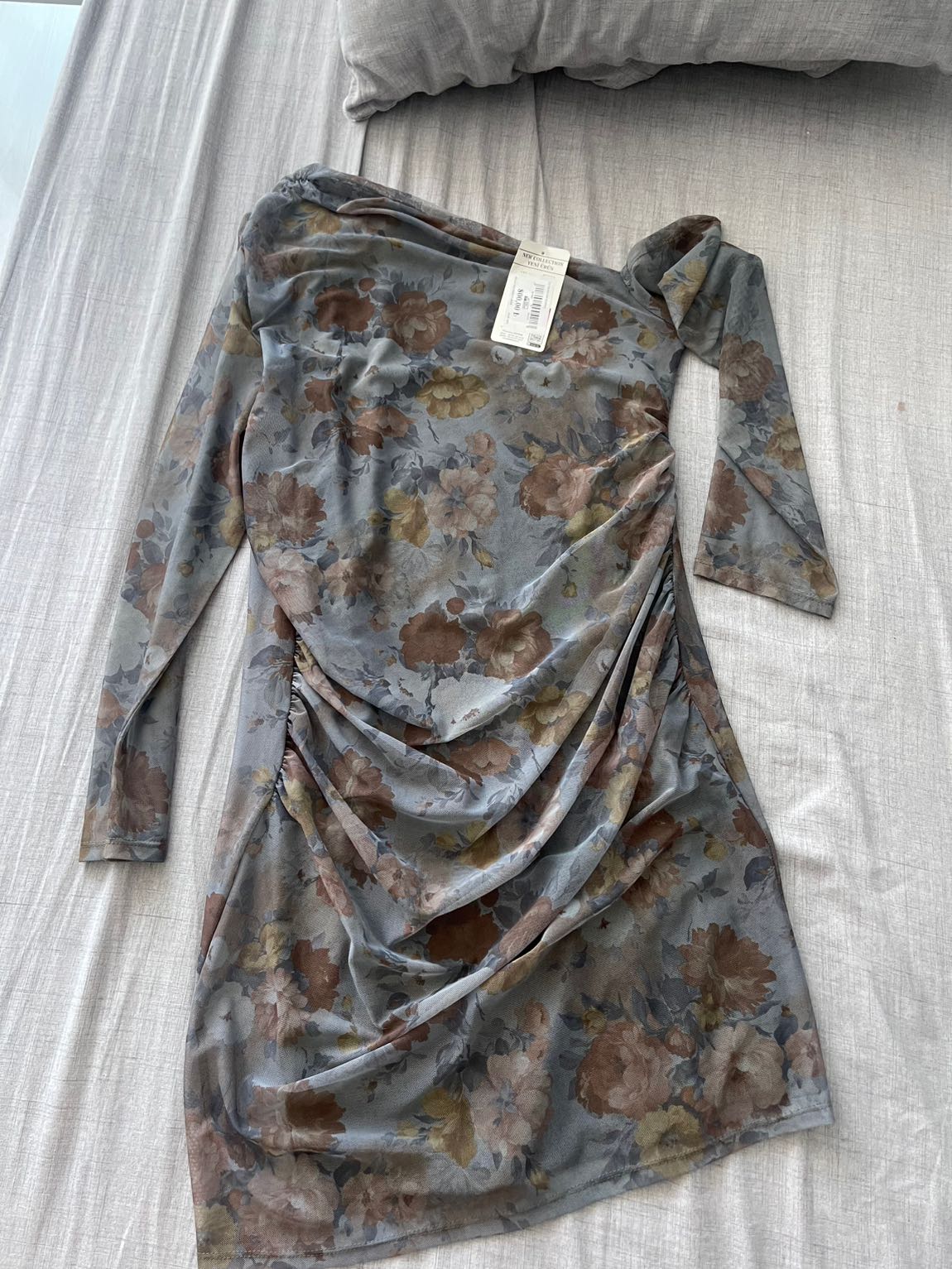 Çiçek Desenli mini Elbise — görsel 8/9