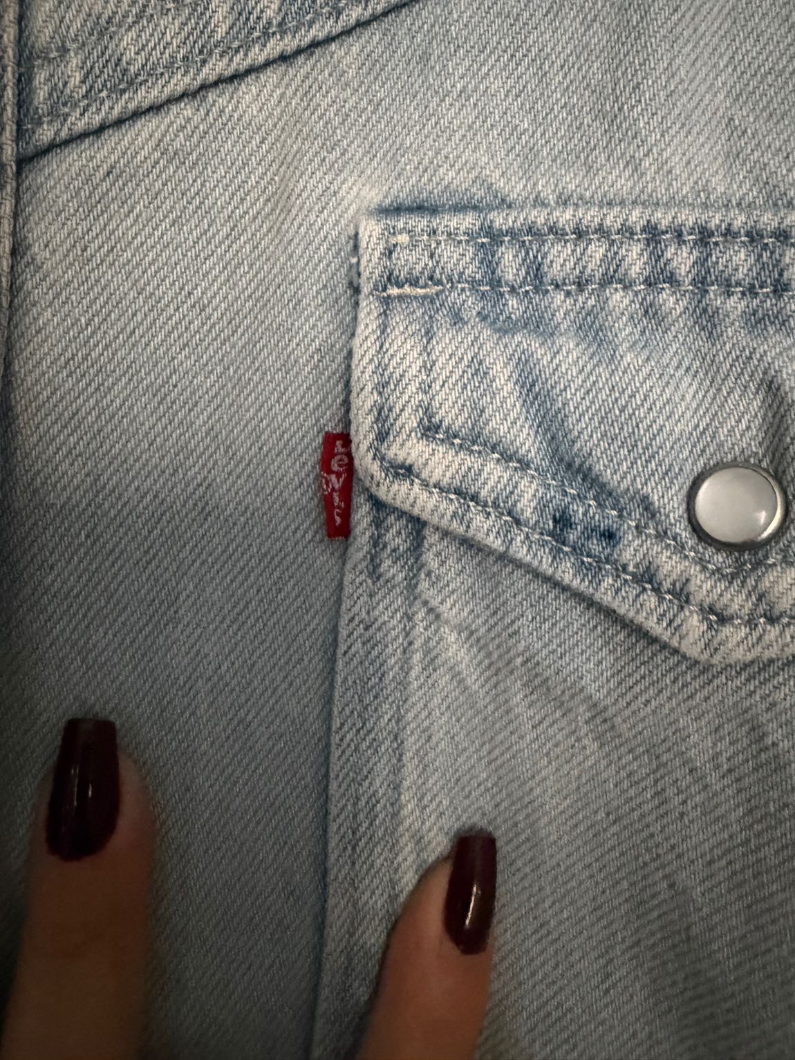Levi's oversize Kot Gömlek elbise — görsel 3/6