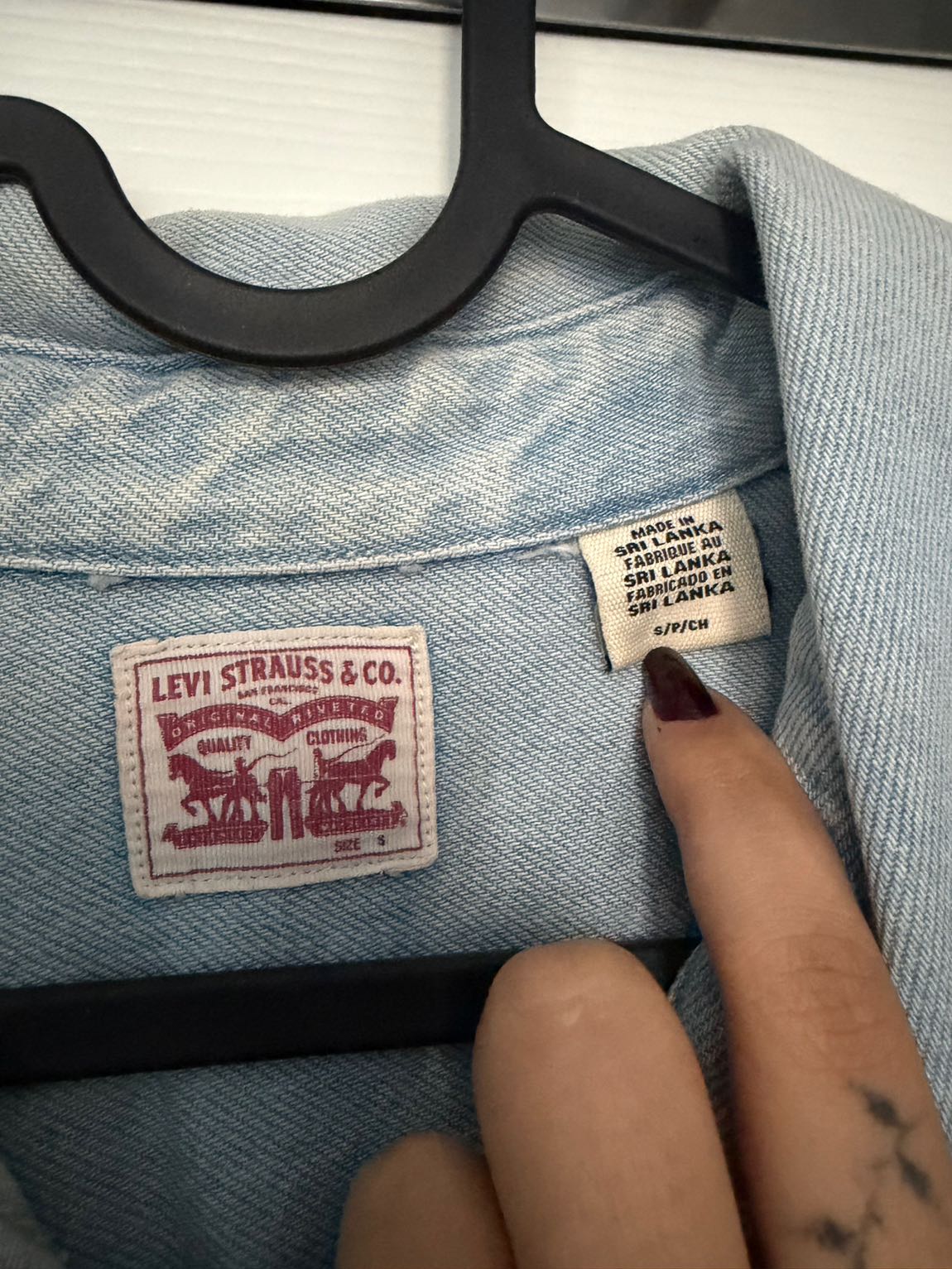 Levi's oversize Kot Gömlek elbise — görsel 2/6
