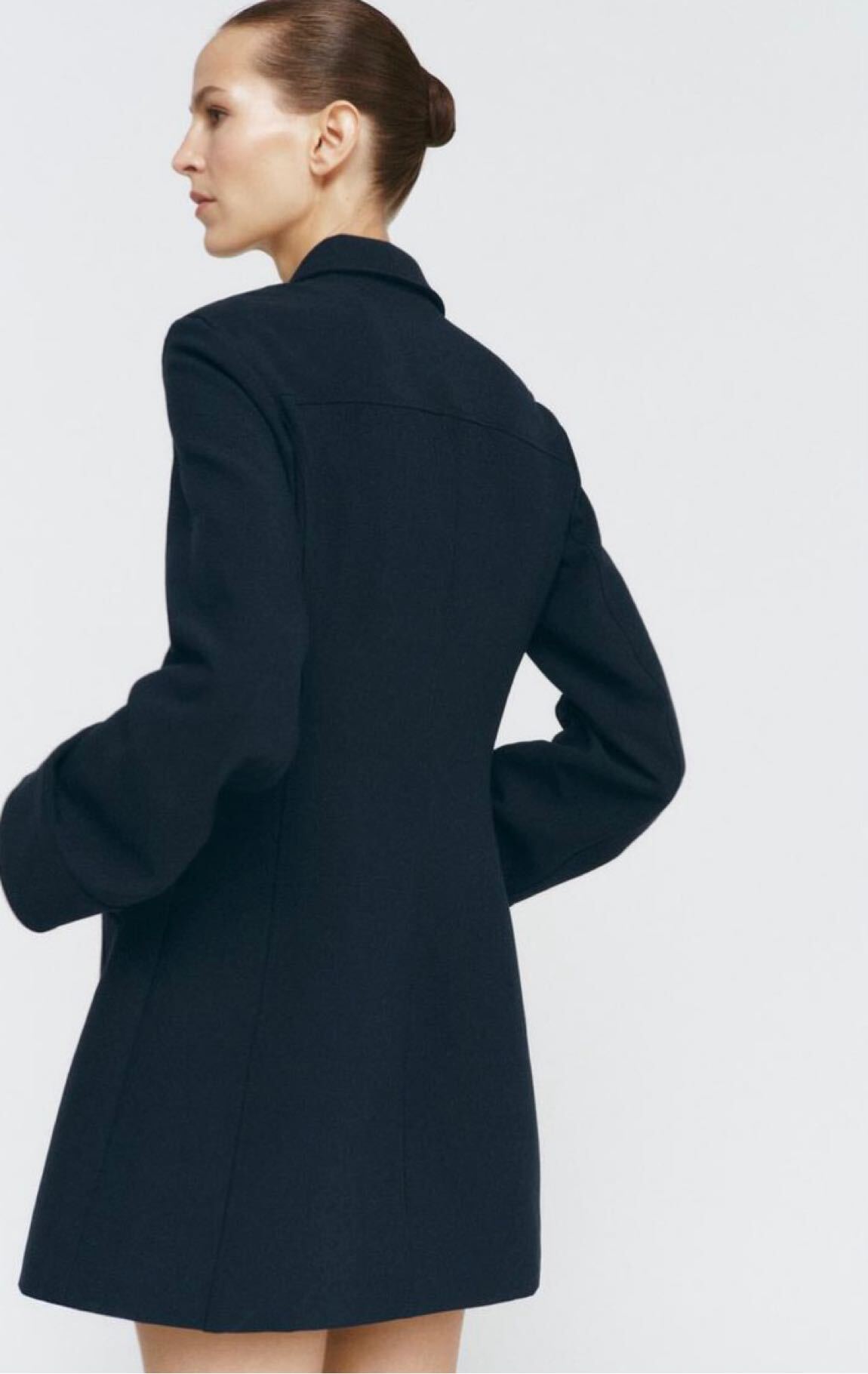 Zara Lacivert Günlük Elbise — görsel 4/8