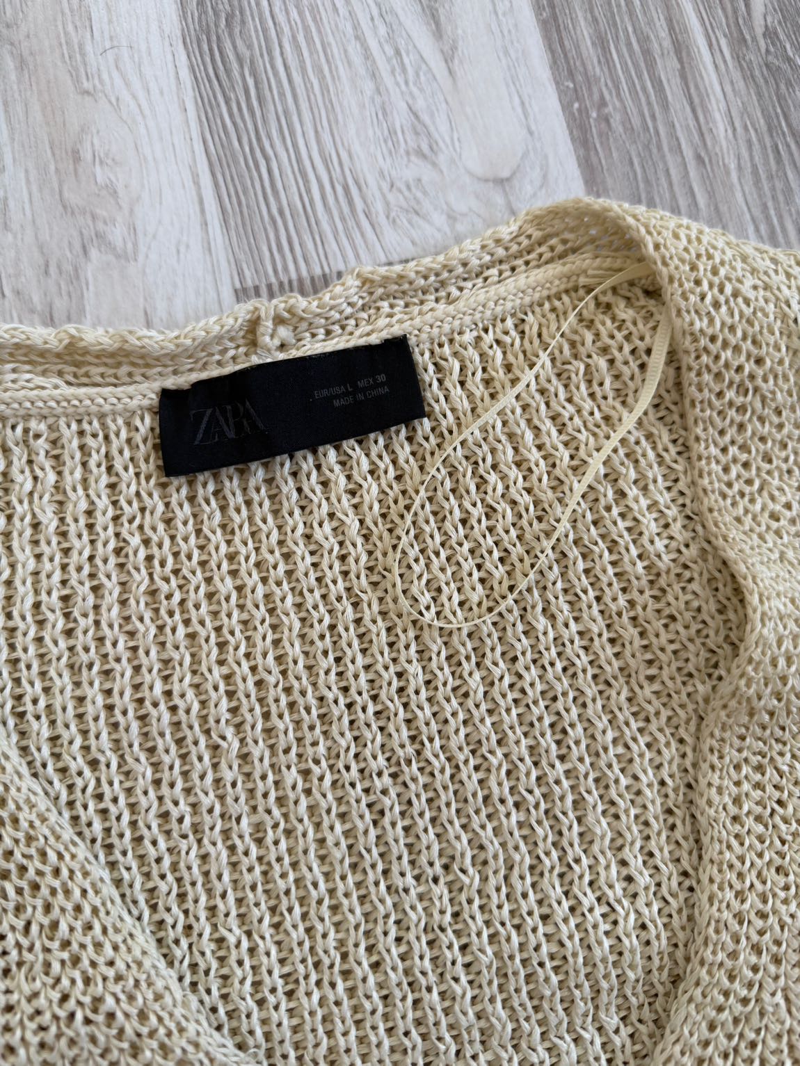 Zara Kadın Yağ yeşili pantalon ve v yaka — görsel 8/8
