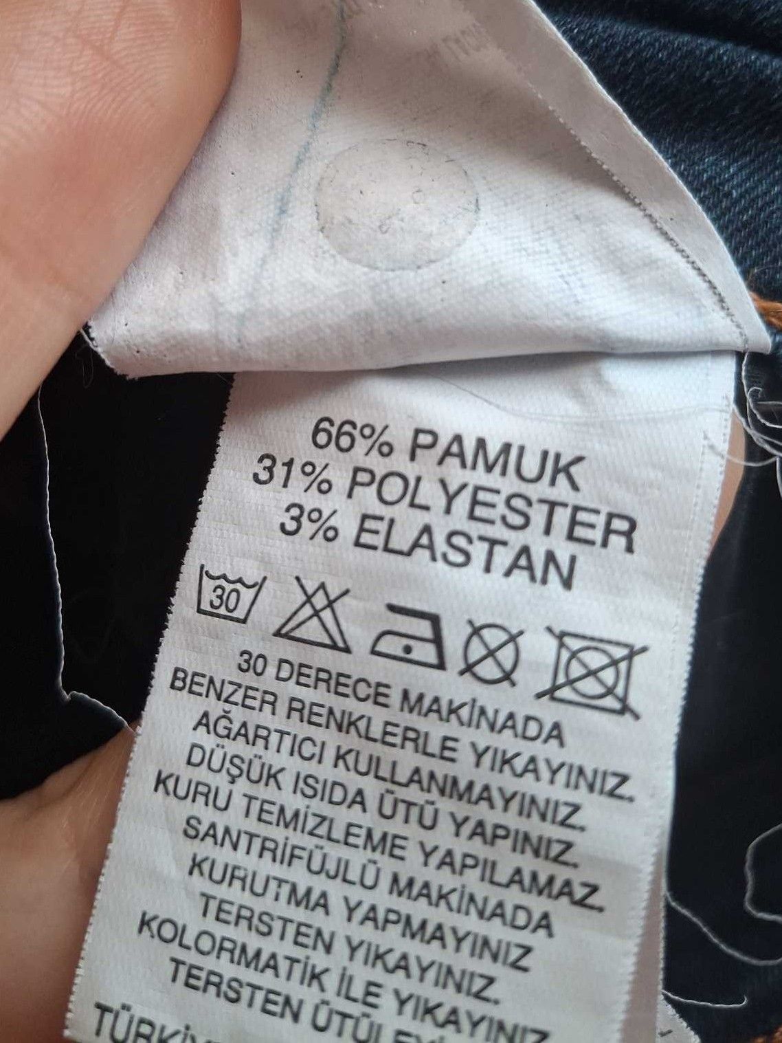 Lacivert Skinny Jeans — görsel 4/4