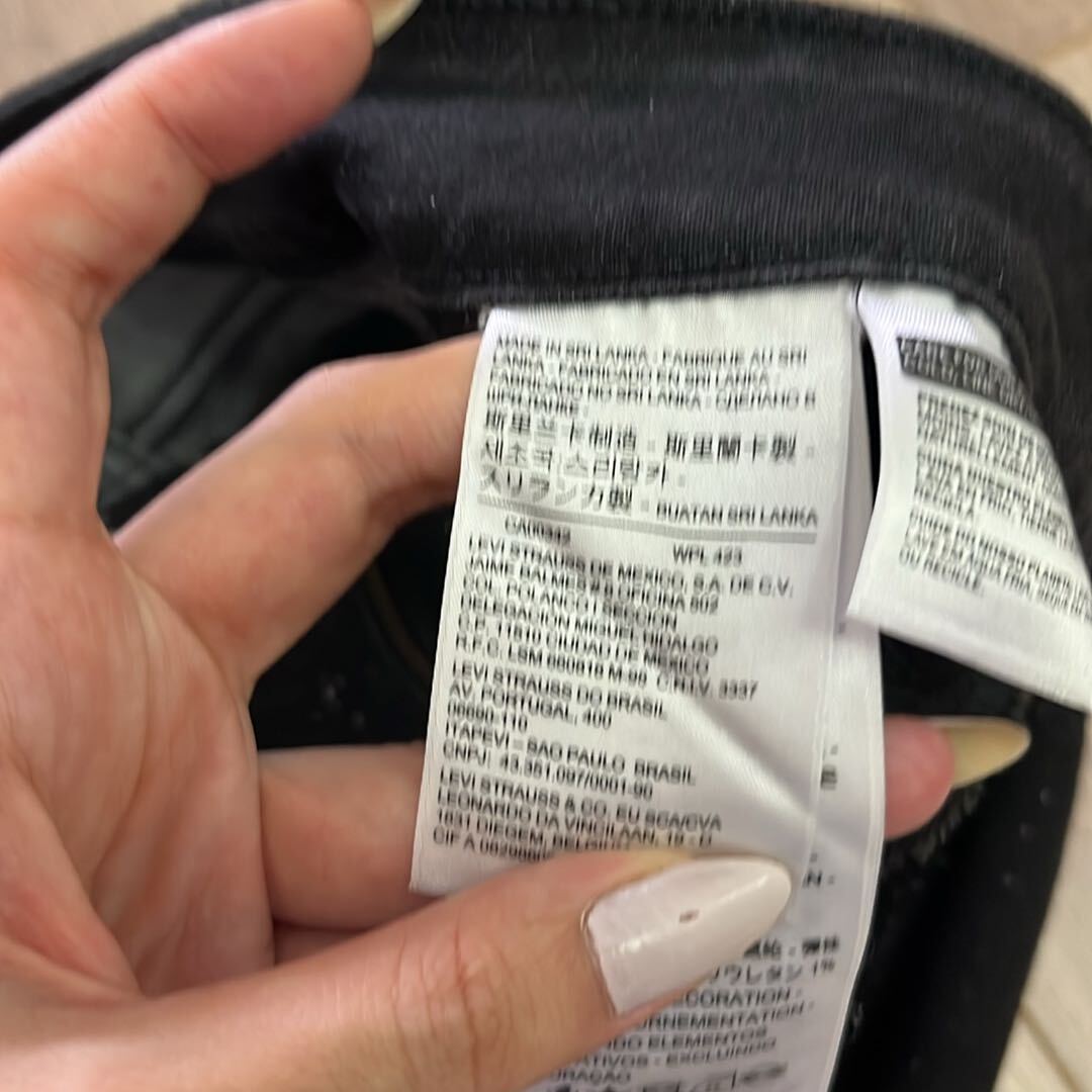 Levi's Siyah Simli Desenli Jeans — görsel 6/7
