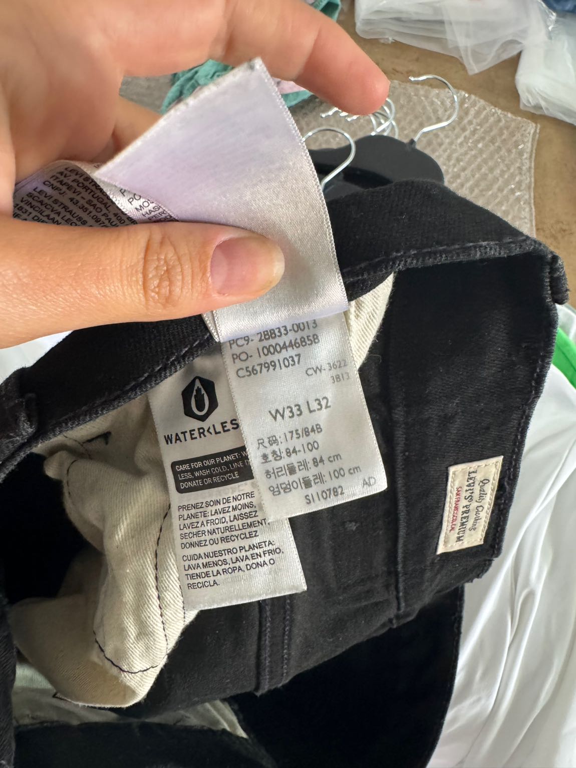Levi's Siyah erkek Jean Pantolon — görsel 7/7