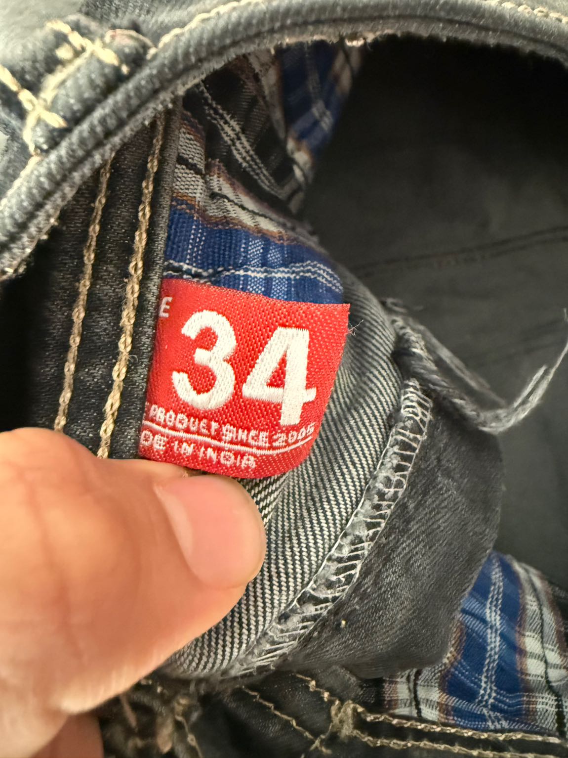 Gri Jeans Pantolon — görsel 3/6
