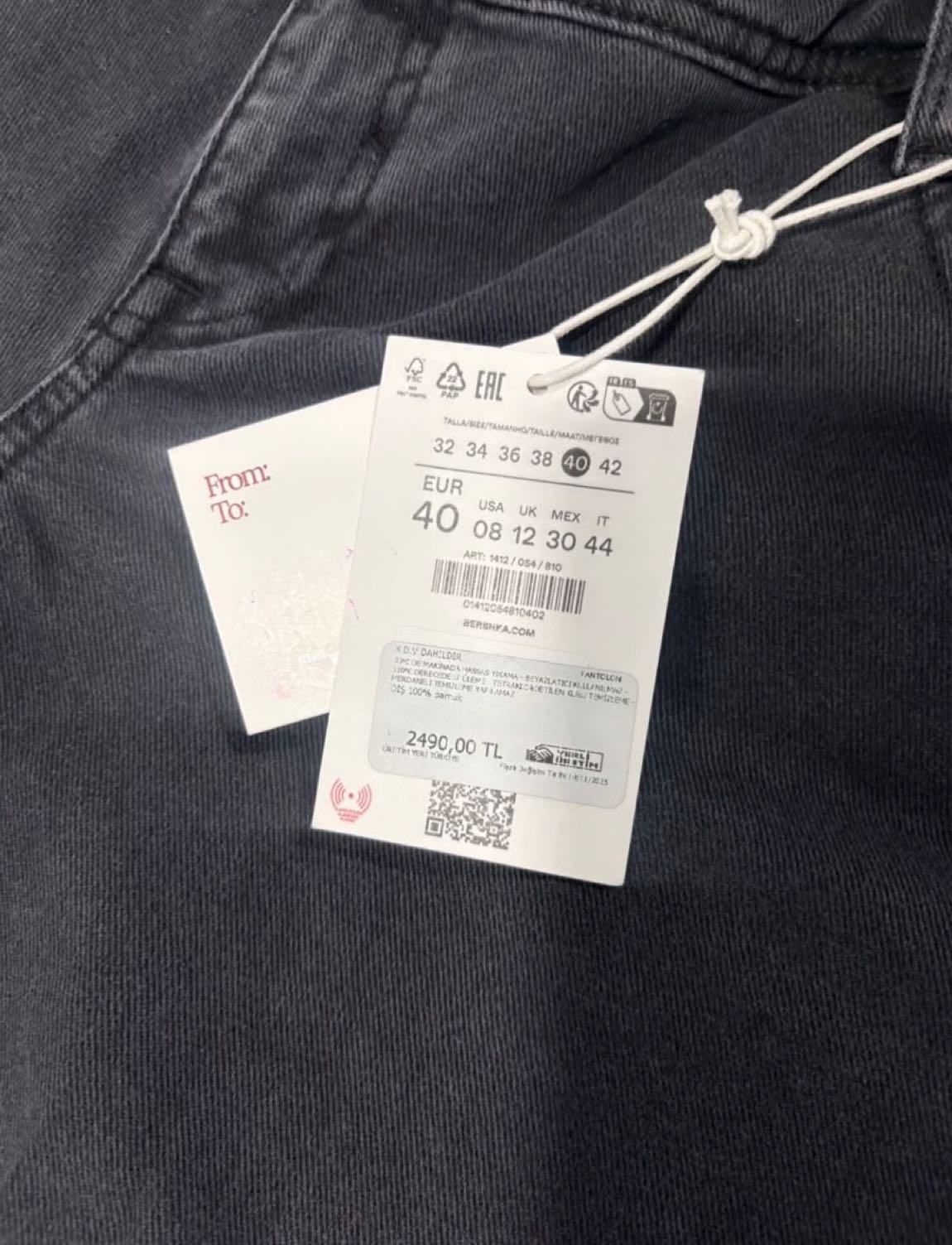 Bershka pantalon ETİKETLİ — görsel 3/6