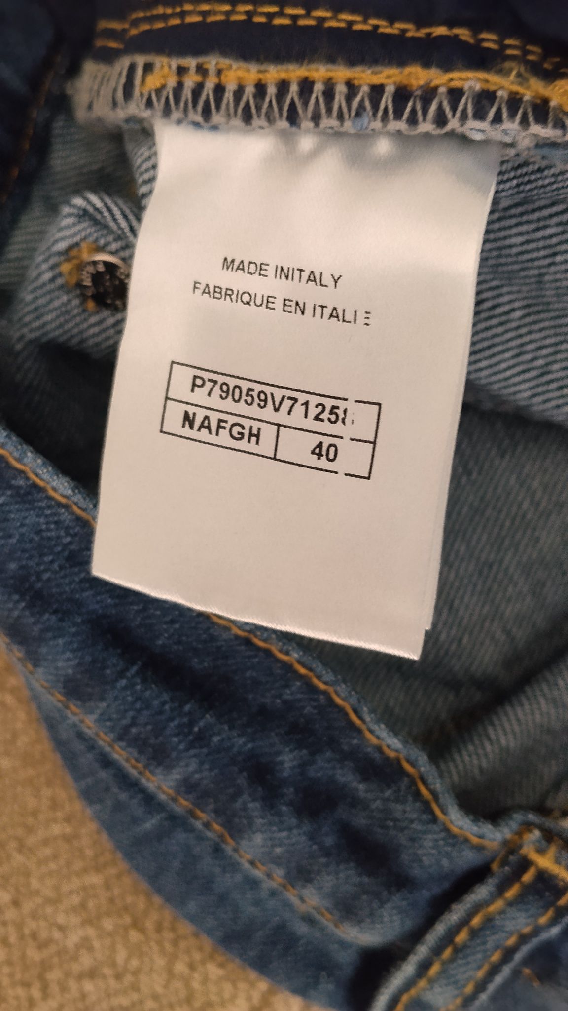 Chanel Desenli Jean Pantolon — görsel 5/6