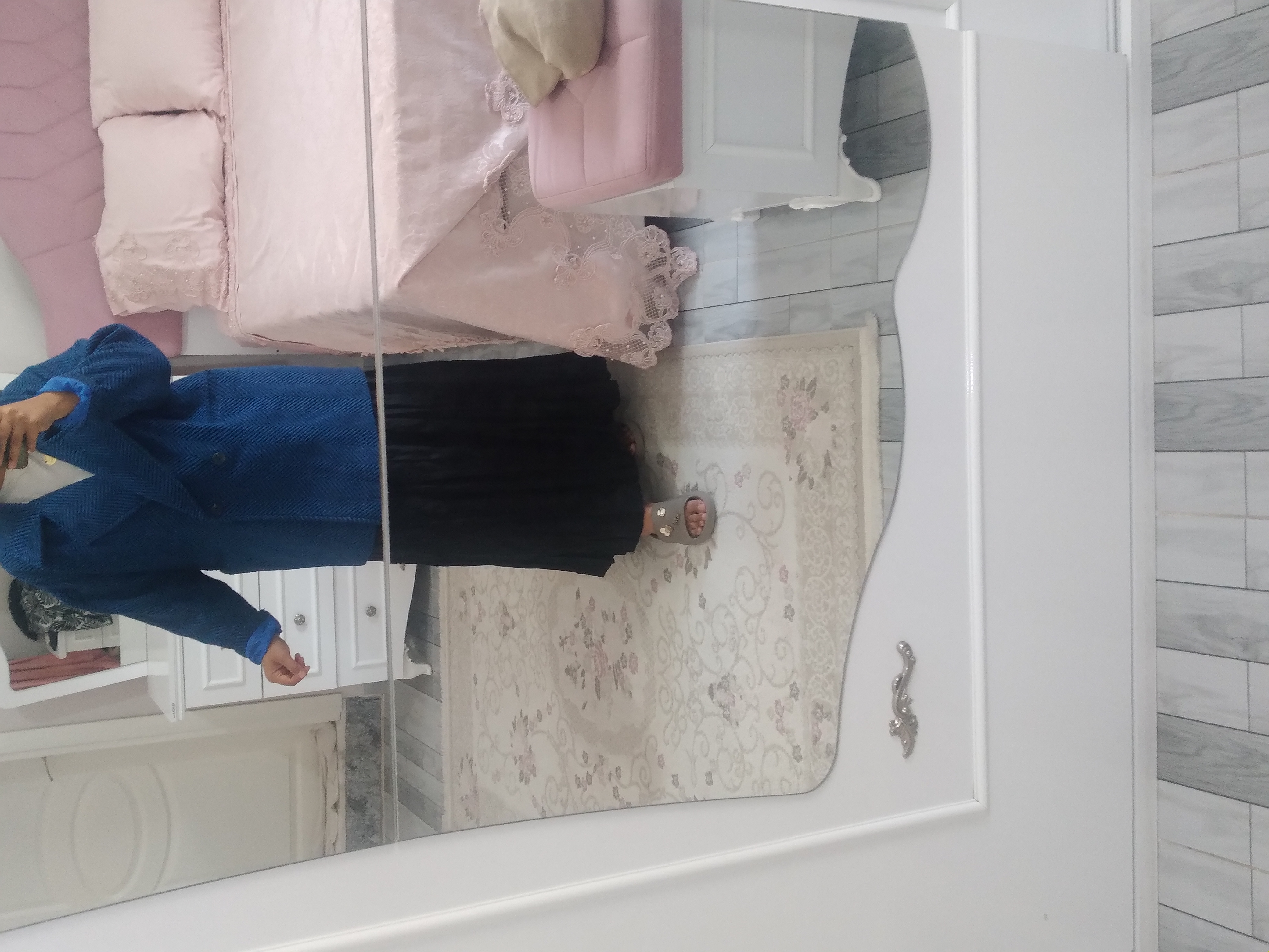 saks mavisi oversize kase kaban — görsel 12/12