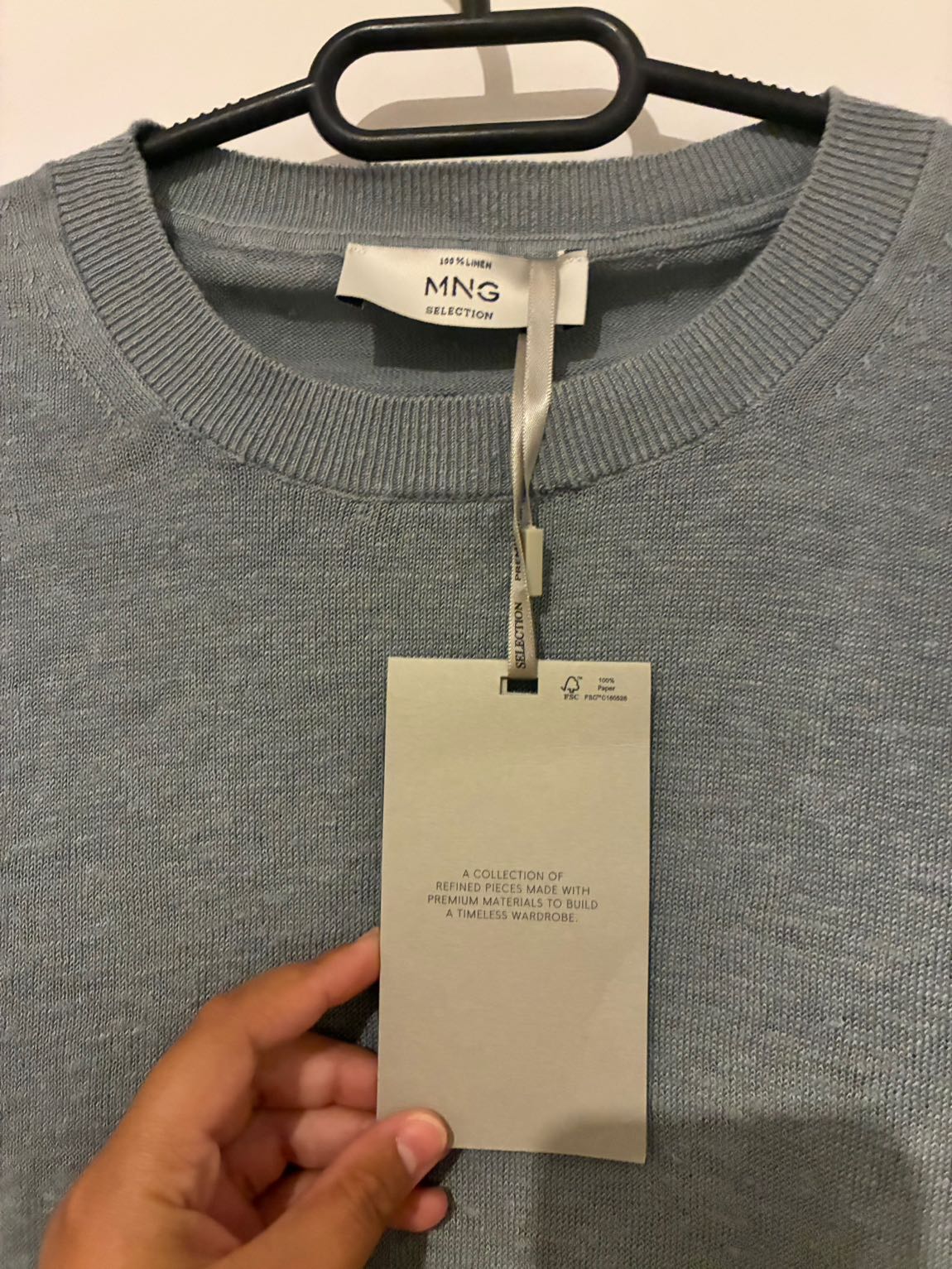 Mango Selection %100 Keten Kazak — görsel 7/10