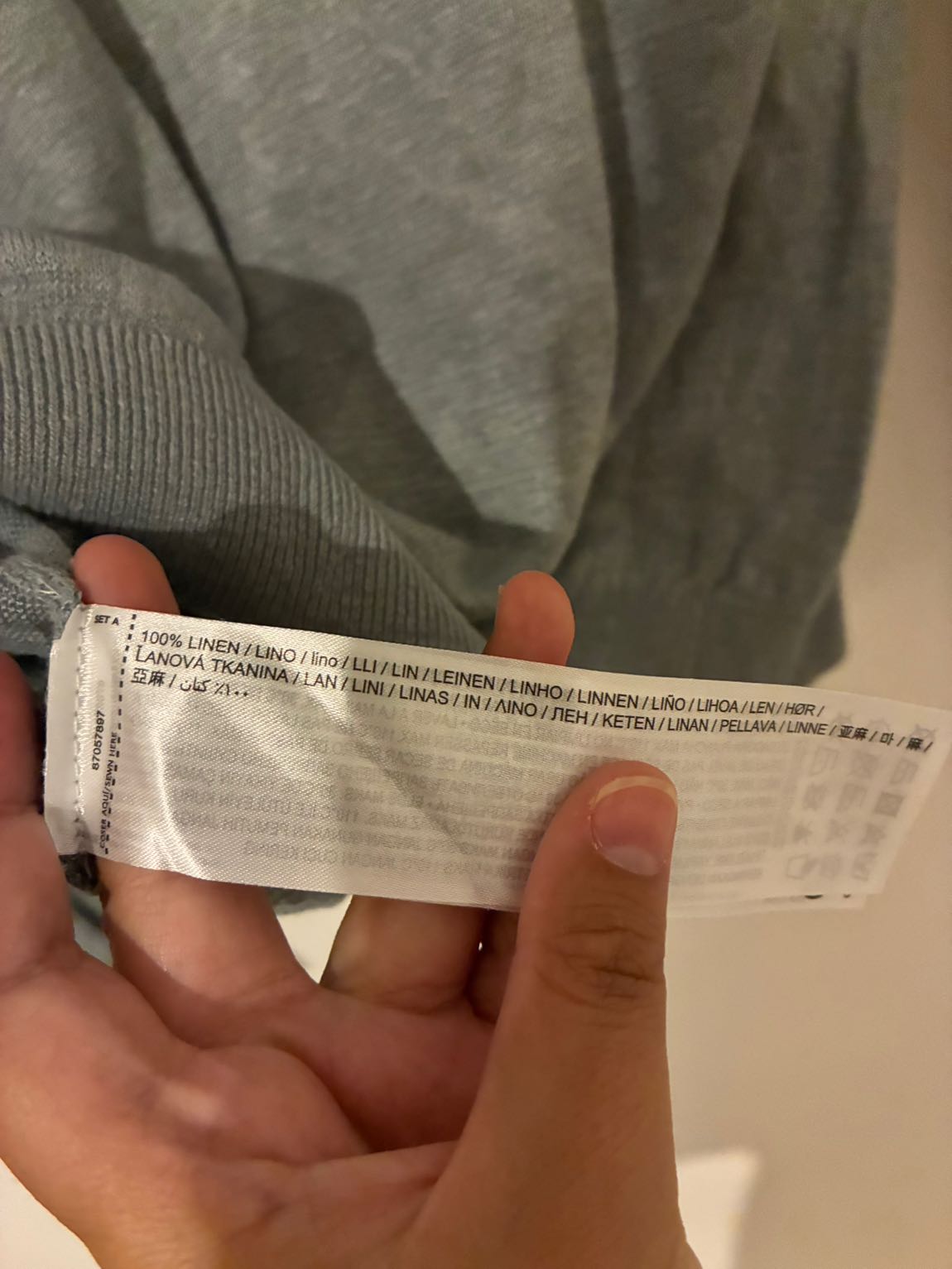 Mango Selection %100 Keten Kazak — görsel 9/10