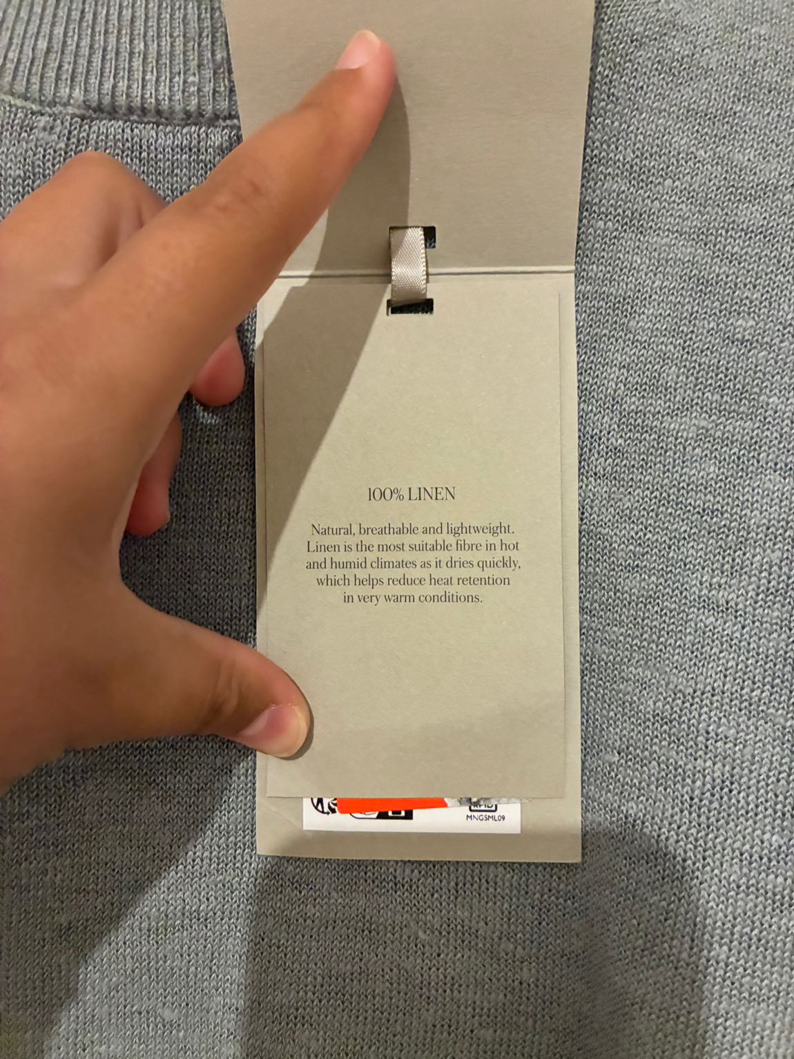 Mango Selection %100 Keten Kazak — görsel 5/10