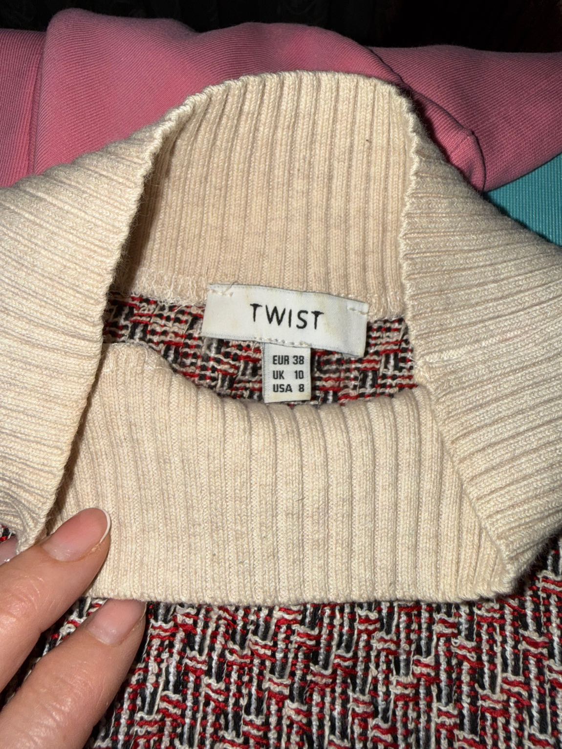Twist Desenli Triko Kazak — görsel 6/10