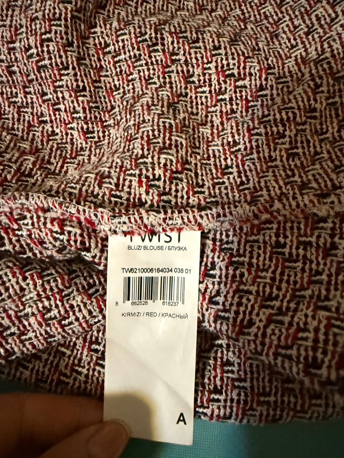 Twist Desenli Triko Kazak — görsel 4/10