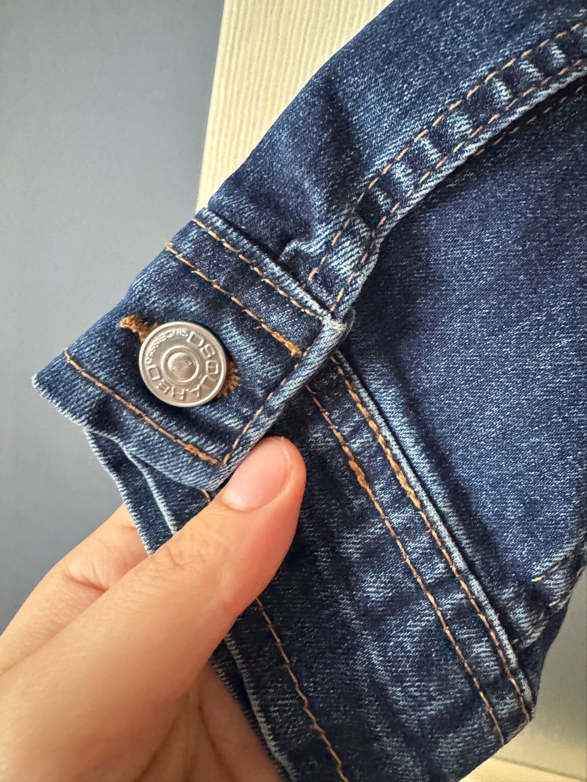 Dsquared2 Mavi Jean Ceket — görsel 7/10
