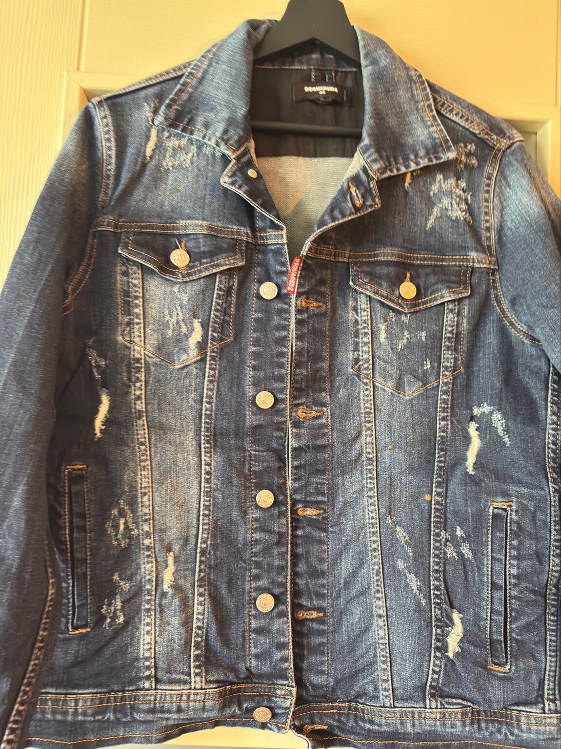 Dsquared2 Mavi Jean Ceket — görsel 5/10